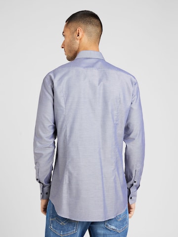 Coupe slim Chemise 'Kason' HUGO en bleu