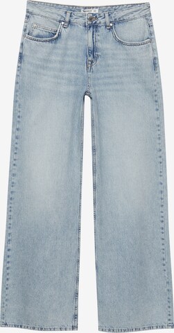 Pull&Bear Wide Leg Jeans in Blau: predná strana