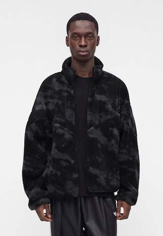 ADIDAS ORIGINALS Flisová bunda - Čierna: predná strana