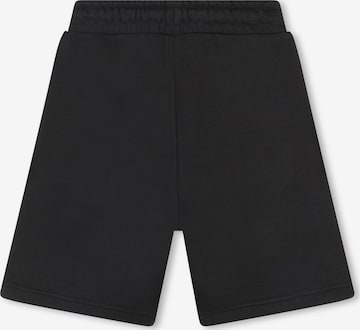 juoda BOSS Kidswear Standartinis Kelnės