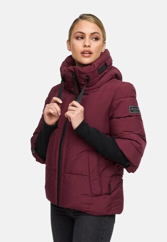Veste d’hiver 'Lotusherz XIV' NAVAHOO en rouge