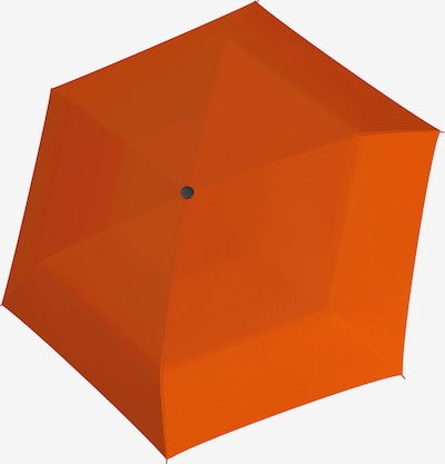 Doppler Parapluie 'Fiber Havanna' en orange, Vue avec produit
