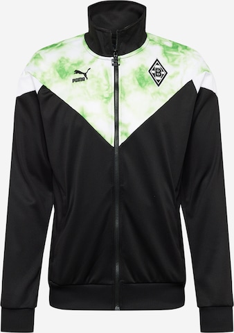 PUMA - Chaqueta de chándal 'Borussia Mönchengladbach' en negro: frente