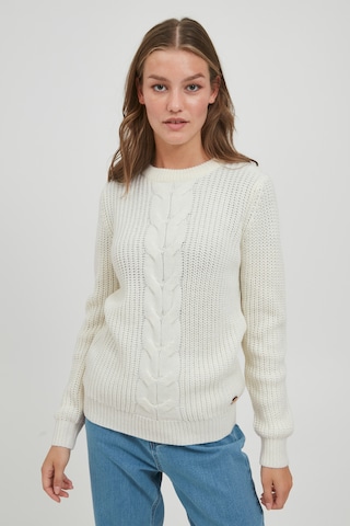 Oxmo Sweater 'Natasja' in White: front