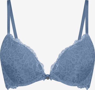 Hunkemöller Push-up Bra 'Marine' in Blue: front