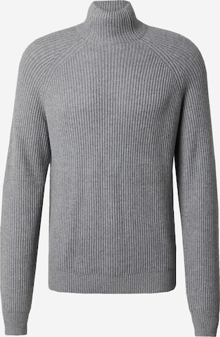 DAN FOX APPAREL Sweater 'Kadir' in Grey: front