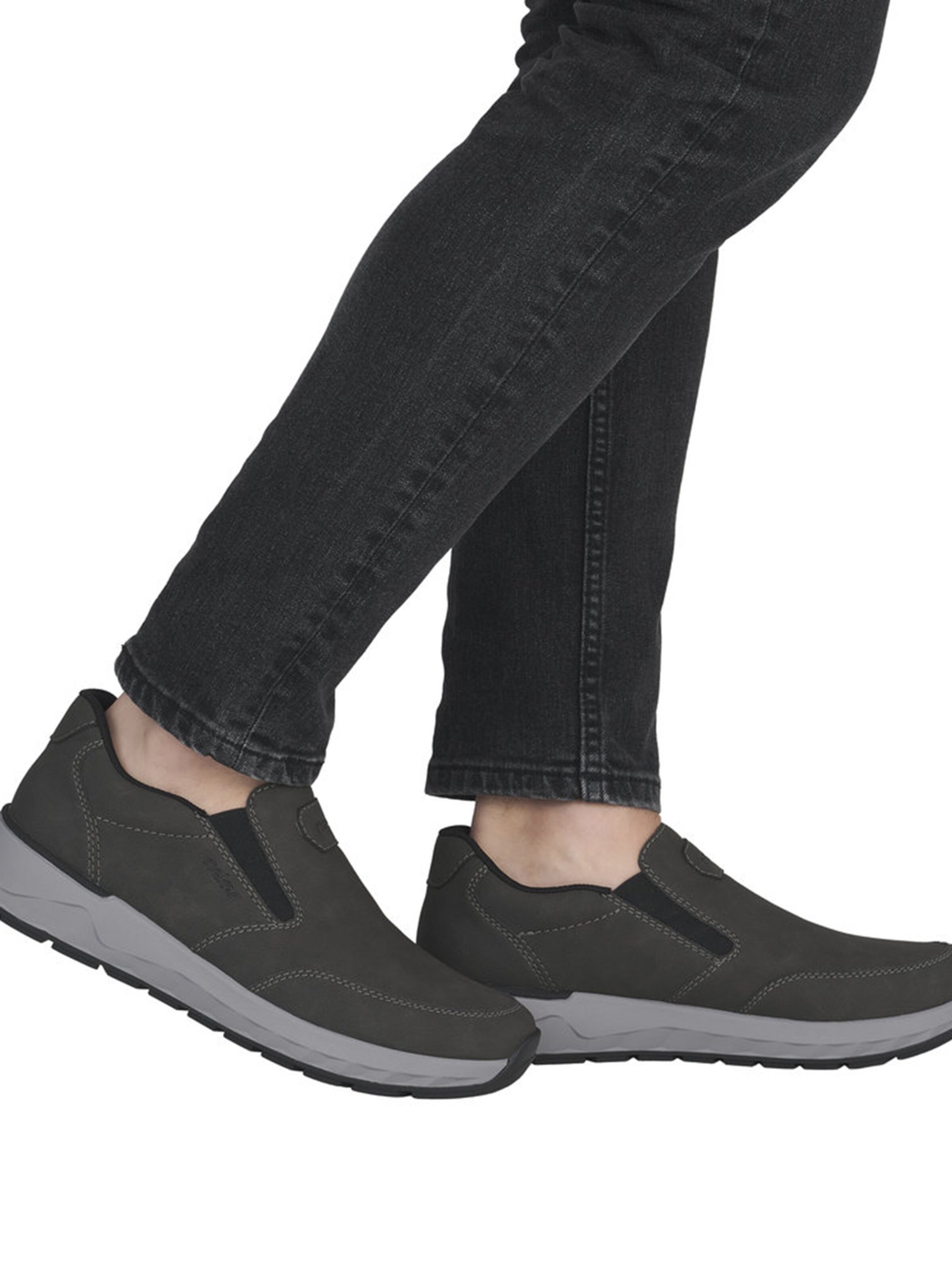 Rieker Slip-ons in Grey
