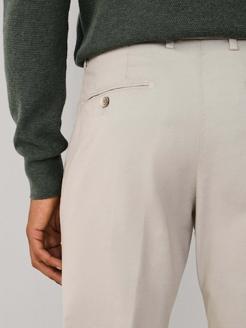 Hackett London Slim fit Pleated Pants in Beige