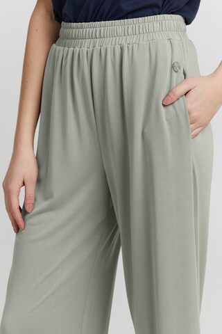 Oxmo Wide leg Pants 'OXBryndis' in Green