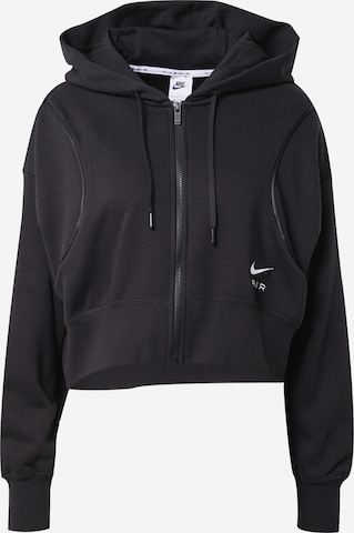 Hanorac de la Nike Sportswear pe negru: față