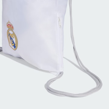 Sacs de sport à cordon 'Real Madrid' ADIDAS PERFORMANCE en blanc
