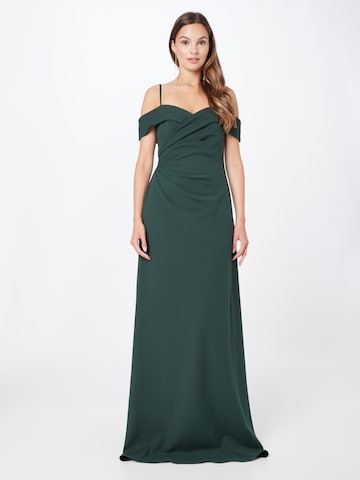 STAR NIGHT Evening dress in Green: front