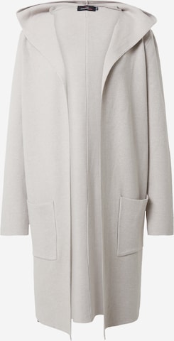 Zwillingsherz Knit Cardigan 'Janina' in Grey: front