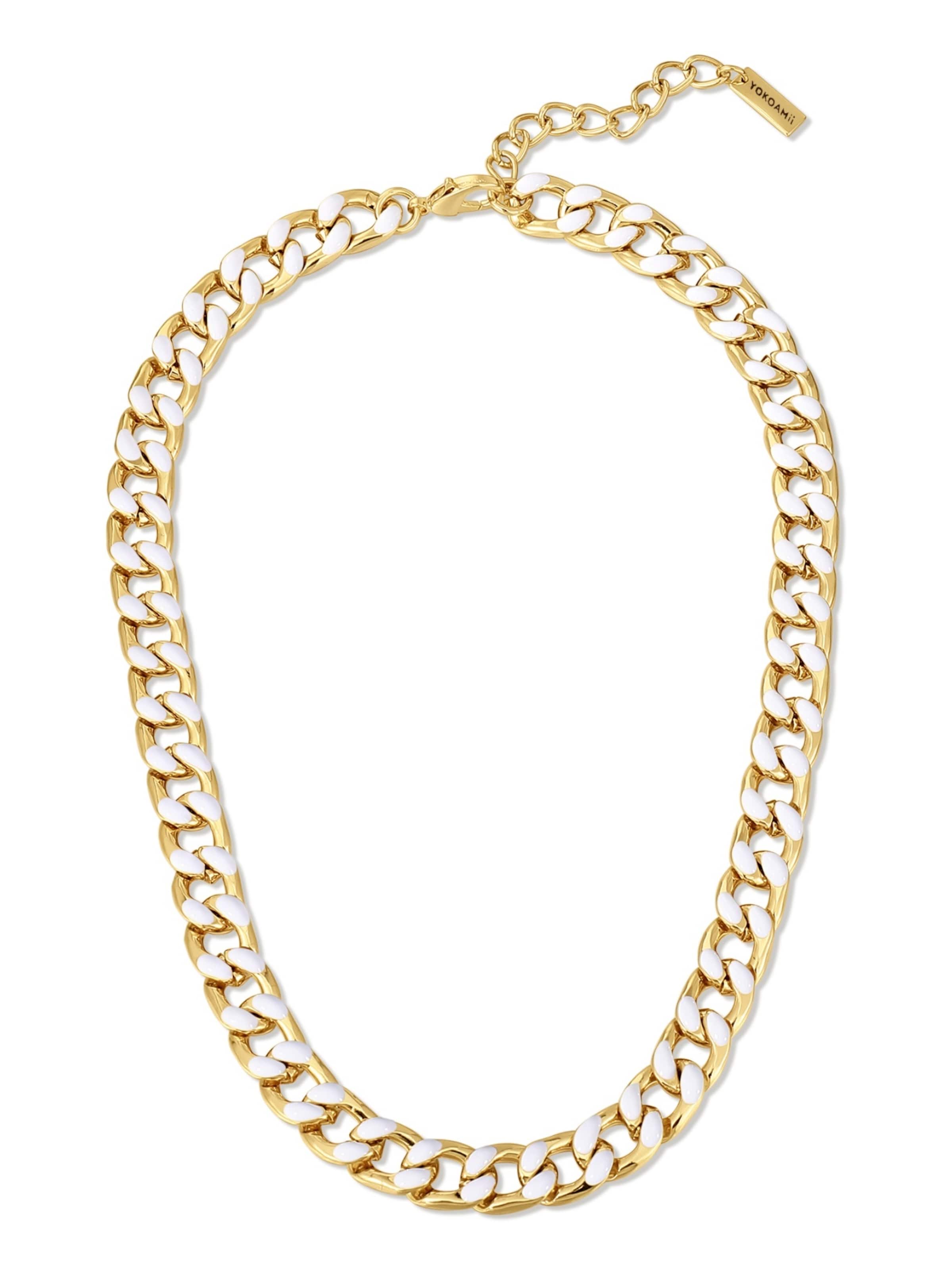 Collana di Yokoamii in oro: frontale