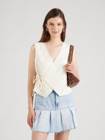 FRNCH PARIS Blouse in Beige: voorkant