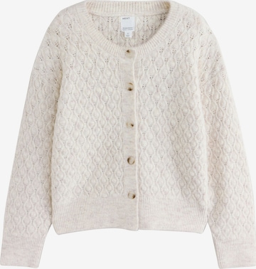 Next Neuletakki värissä beige: etupuoli