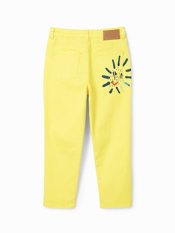 Desigual - Slimfit Vaquero 'Maria' en amarillo