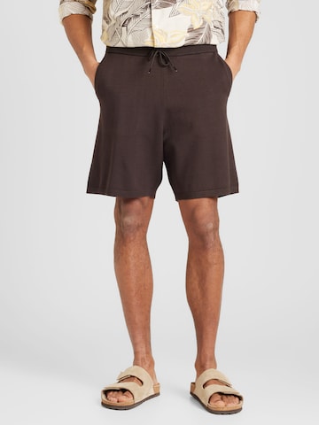 SELECTED HOMME Regular Shorts 'Teller' in Braun: predná strana