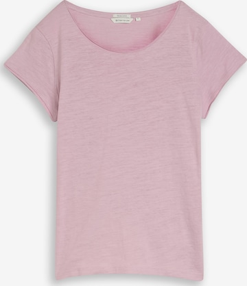 TOM TAILOR Тениска в розово: отпред