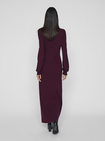 Robes en maille VILA en rouge