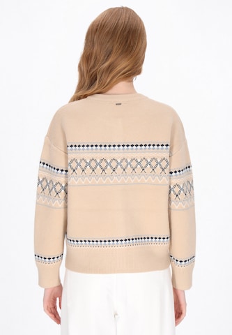 Cardigan DreiMaster Maritim en beige