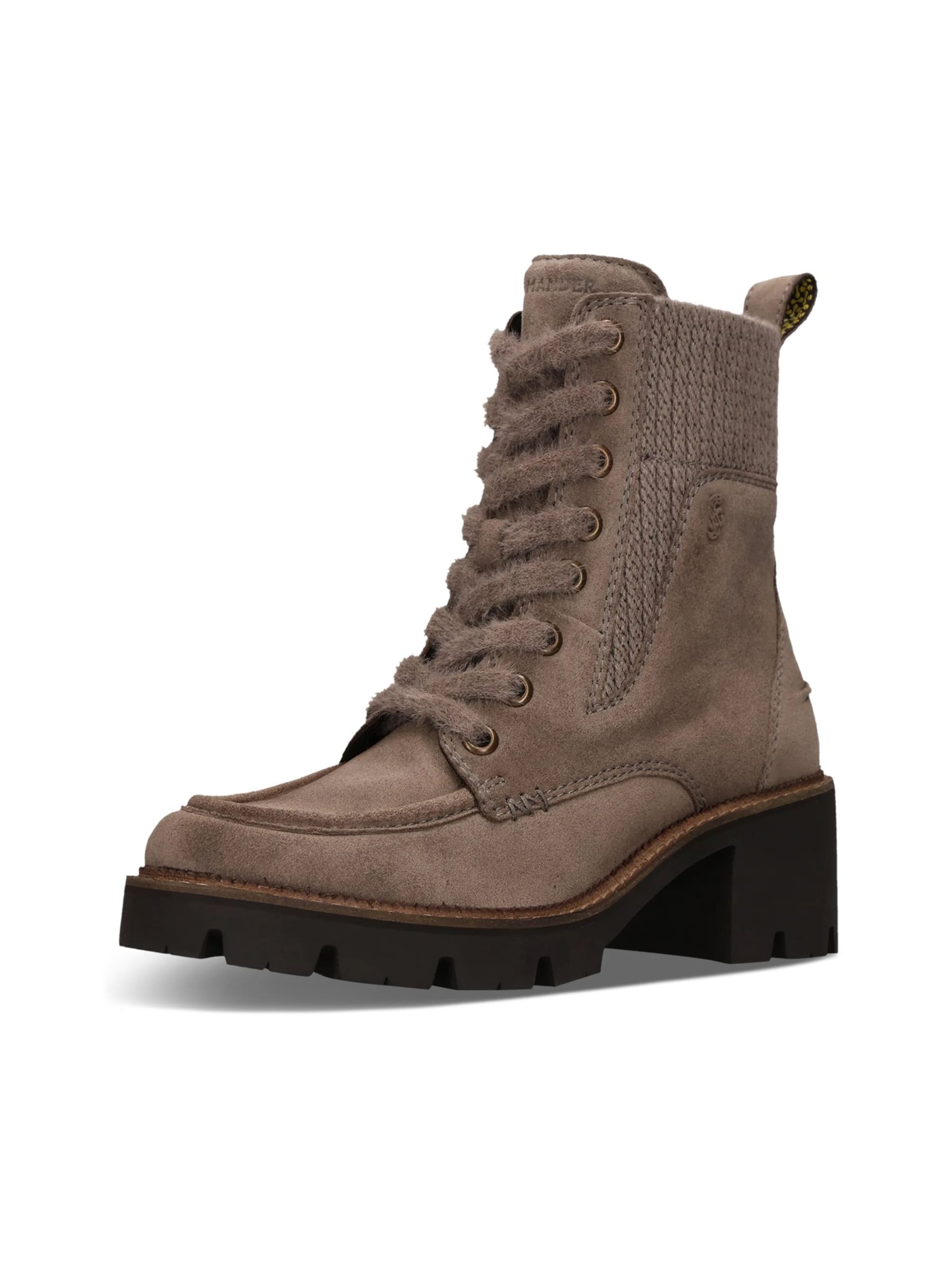 SALAMANDER Veterlaarsjes in Beige: voorkant