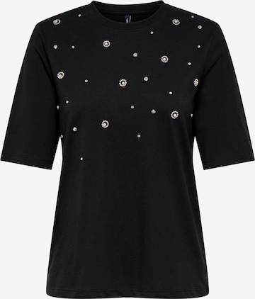 juoda Only Petite Marškinėliai 'ONLJULIA': priekis