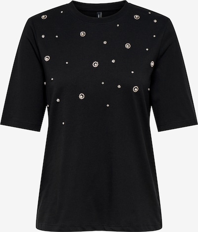 Marškinėliai 'ONLJULIA' iš Only Petite, spalva – juoda / perlų balta, Prekių apžvalga