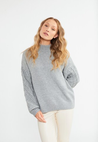 Pull-over RISA en gris : devant