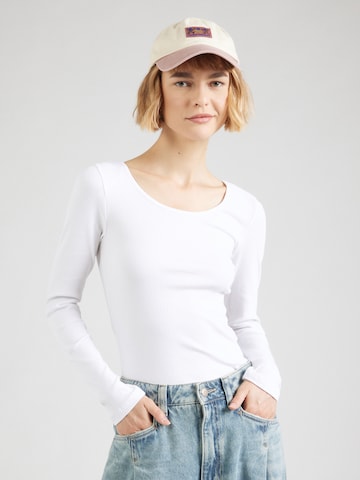 PIECES - Camisa 'PCKITTE' em branco: frente
