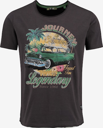 Key Largo Футболка 'Journey' в Серый: спереди