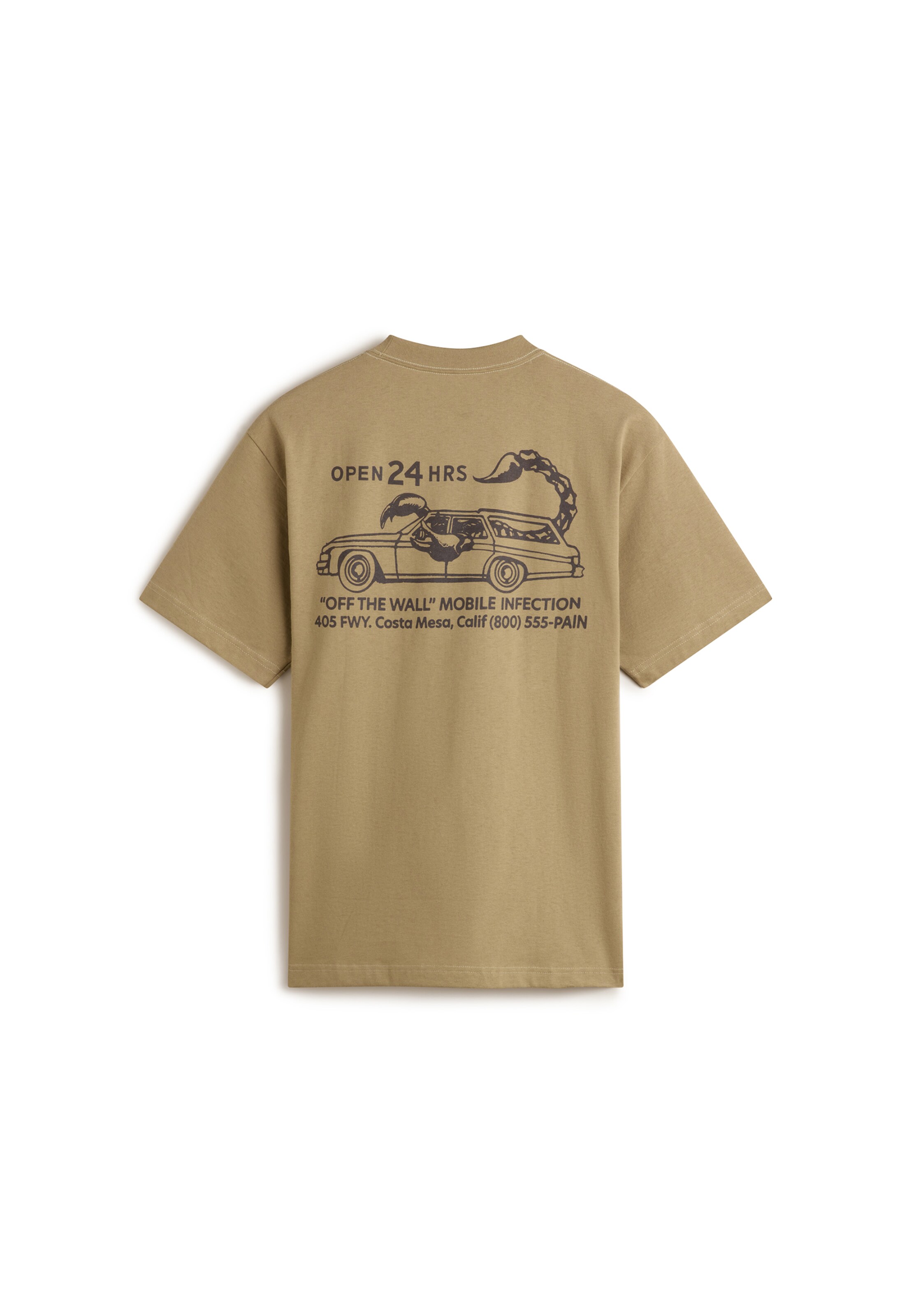 VANS Shirt 'Sting Wagon' in Groen