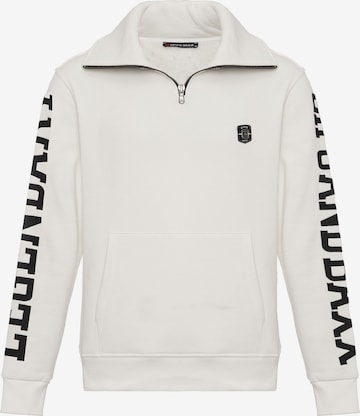 Sweat-shirt CIPO & BAXX en blanc : devant