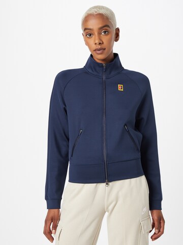 Veste de survêtement NIKE en bleu : devant