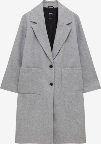 Manteau mi-saison Pull&Bear en gris : devant