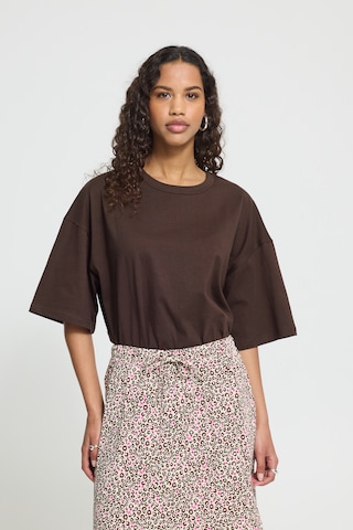 ICHI Shirt 'IHPALMER' in Brown: front
