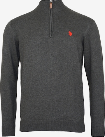 Pullover di U.S. POLO ASSN. in grigio: frontale