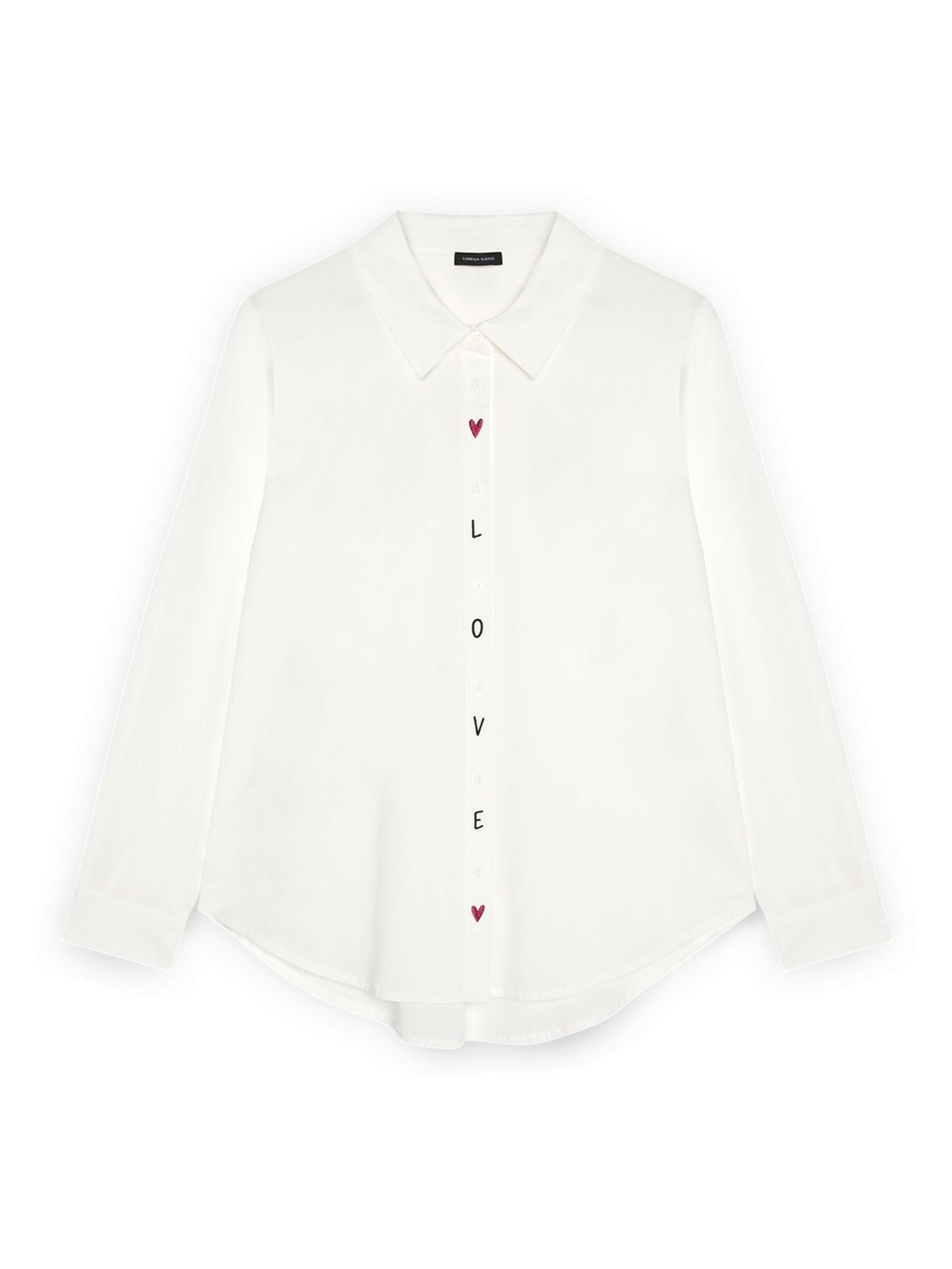 Fiorella Rubino Blusa en XL en blanco, Vista del producto
