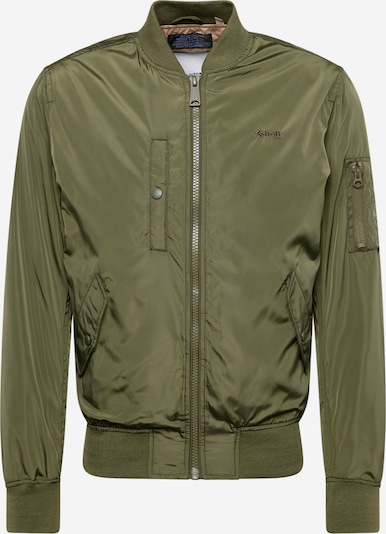 Schott NYC Veste mi-saison en olive, Vue avec produit