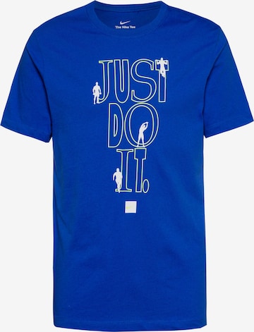 NIKE Performance Shirt 'Vintage FIT' in Blue: front