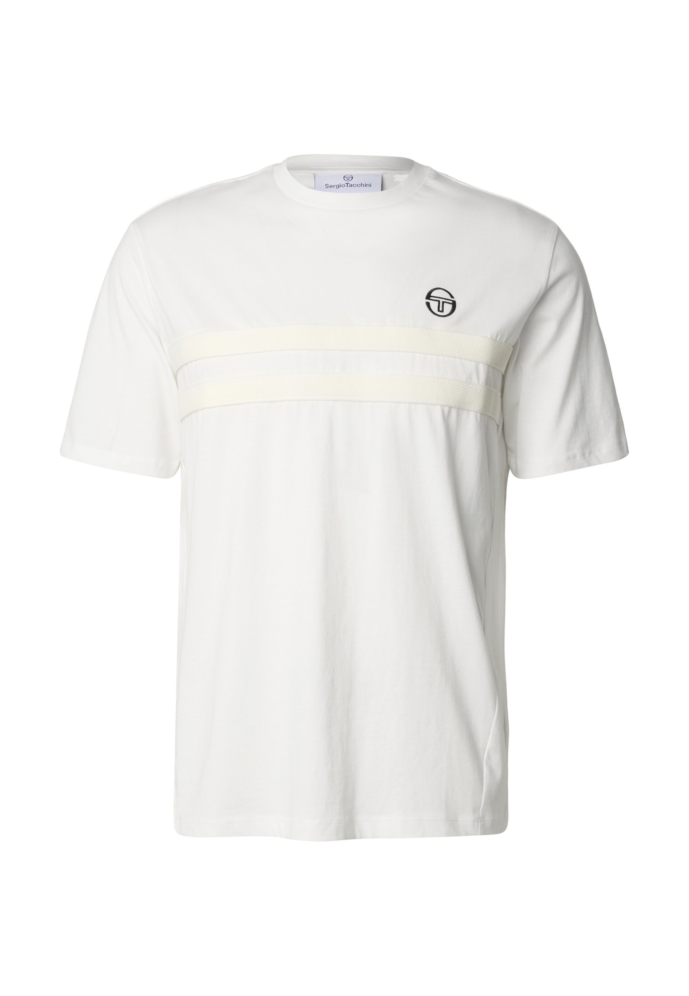 Sergio Tacchini Koszulka 'Egeo Co' w kolorze biały: przód