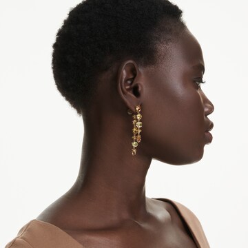 Boucles d'oreilles Swarovski en jaune