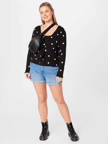 ONLY Curve Knit Cardigan in Black