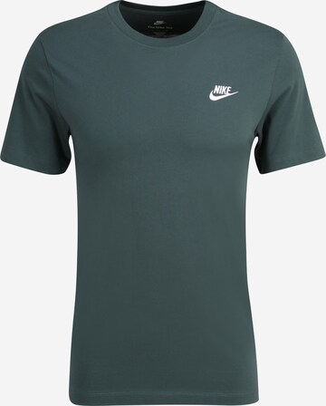 Nike Sportswear Regular fit Shirt 'Club' in Groen: voorkant