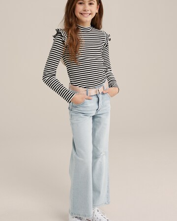 T-Shirt WE Fashion en blanc