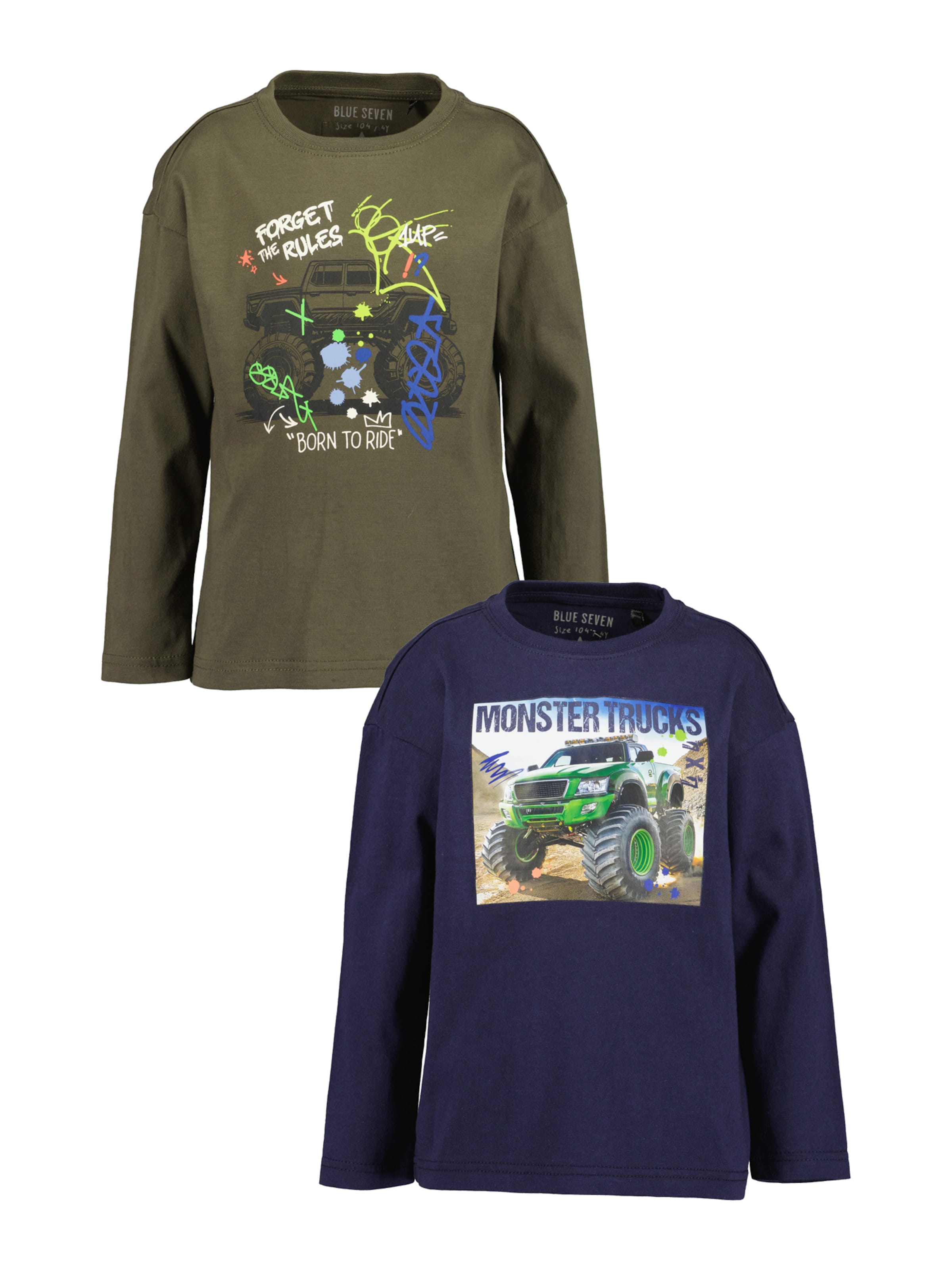 BLUE SEVEN - Camiseta en azul: frente