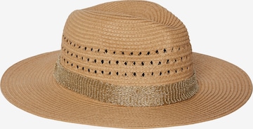 PIECES Hat 'ALNA' in Beige: front