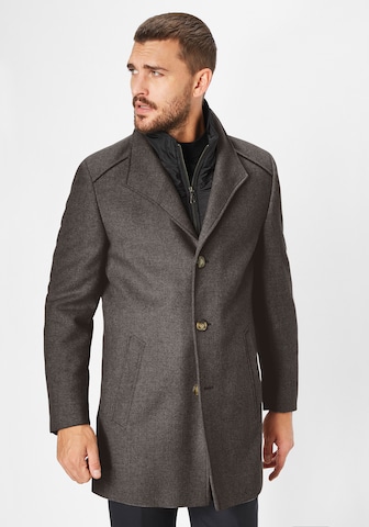 S4 Jackets Winter Coat in Grey: front