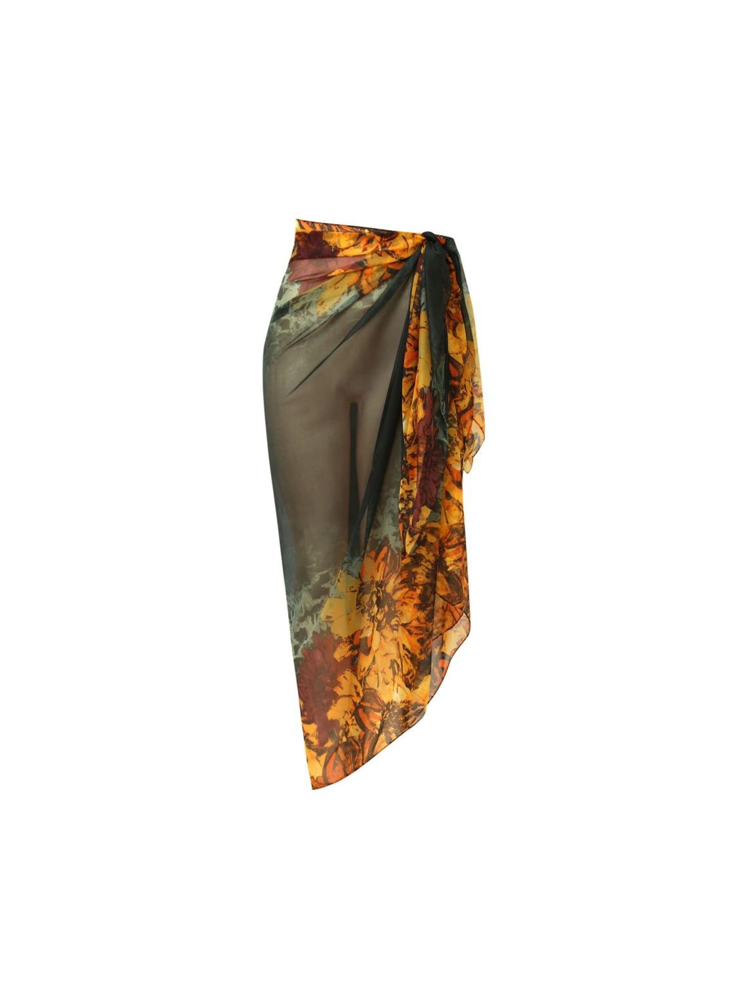 alberto cabale Beach dress 'FLORA' in Yellow: front