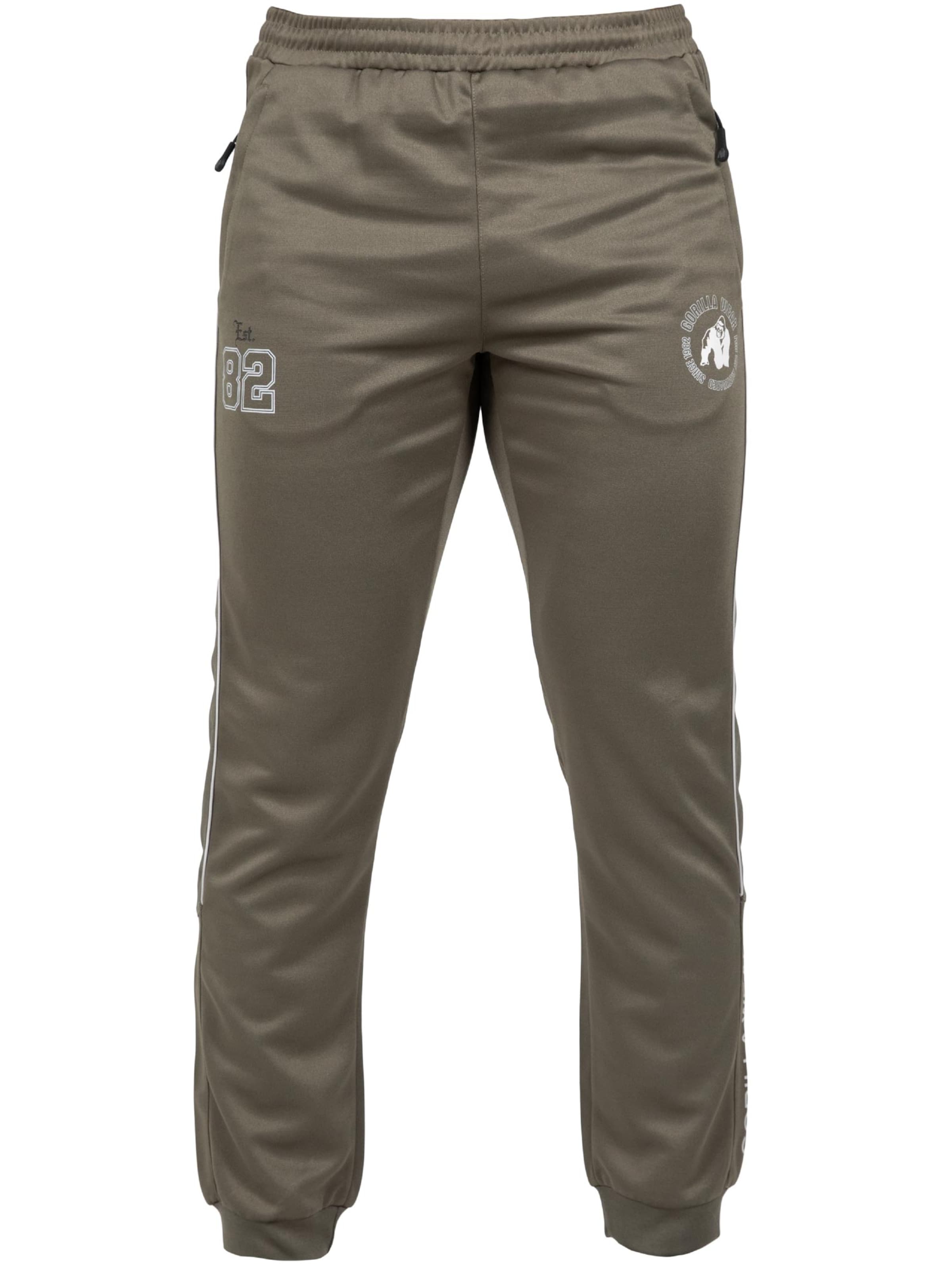 Loosefit Pantaloni sportivi 'Broxton' di Gorilla Wear in verde: frontale